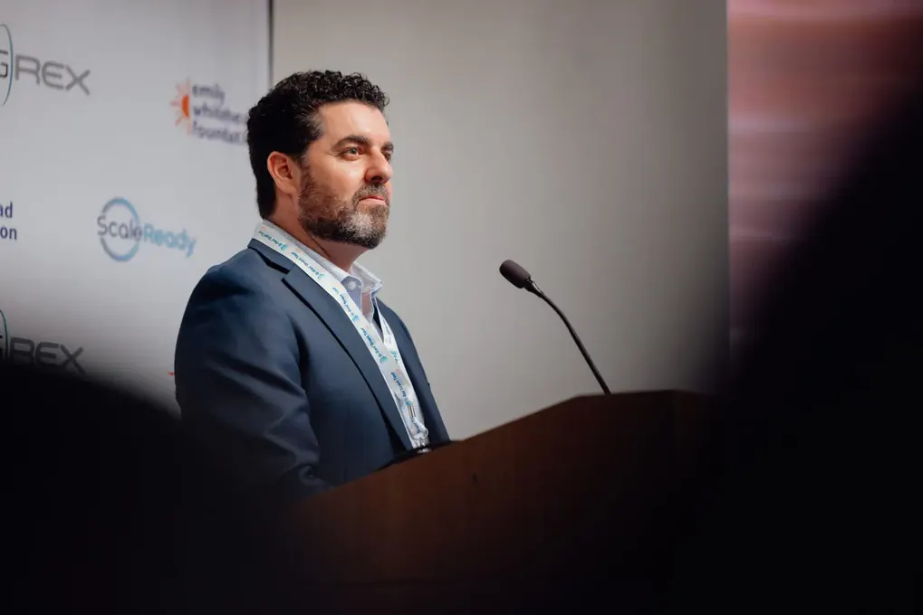 G-Rex Grant Tour 2026 in Los Angeles, CA: speaker at the podium